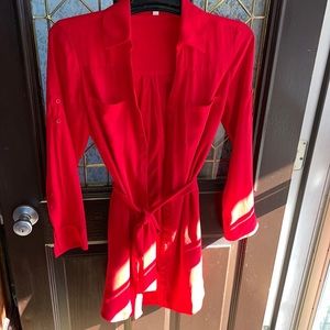 Women’s button up shirt dress